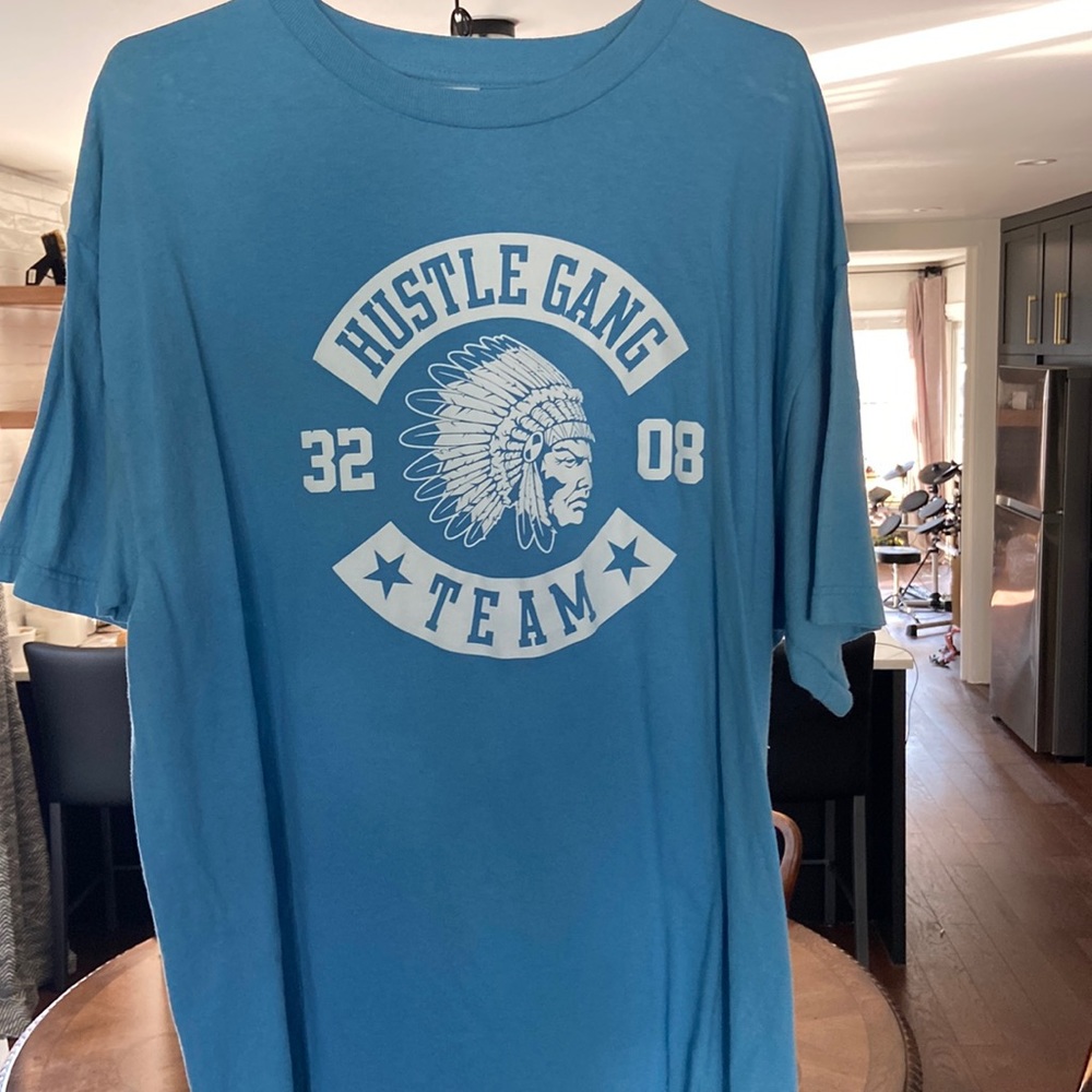 Hustle gang team t shirt
